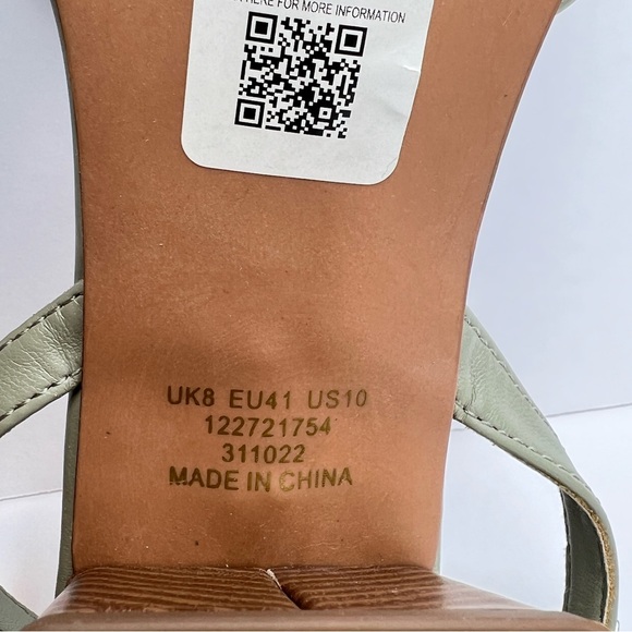 ASOS DESIGN Hampton Block Mid Heeled Strappy Sandals in Sage Women’s Sz 10 NWT - Picture 13 of 13